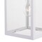 Vaxcel Medinah 1 Light Dusk to Dawn White Outdoor Wall Lantern Clear Glass T0554 - alternate 7